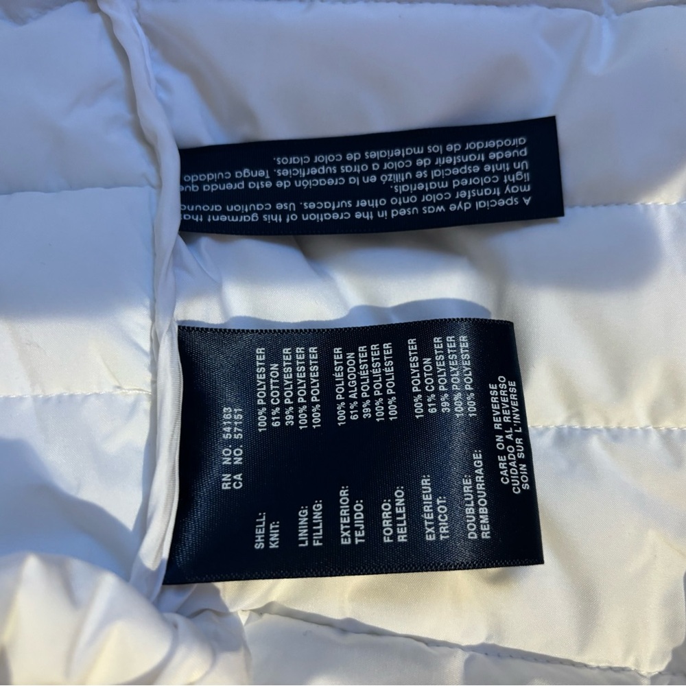 Tommy Hilfiger outerwear women's Puffer Jacket With Hoodie size large brand new - Picture 8 of 9